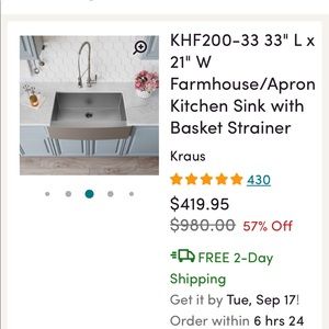 Kraus Farmhouse Sink